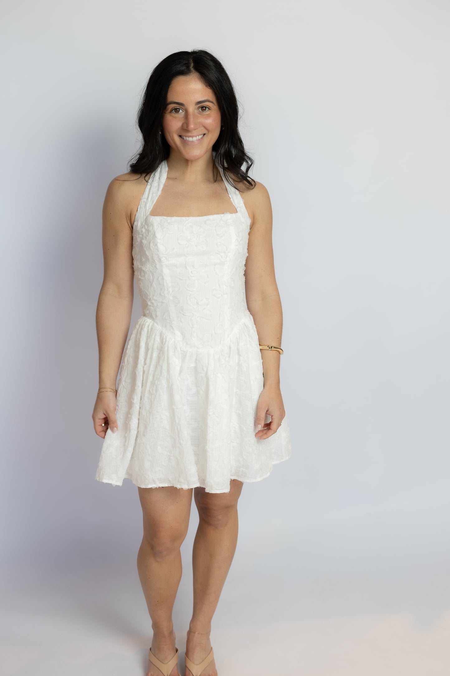 After Midnight Halter Mini Dress