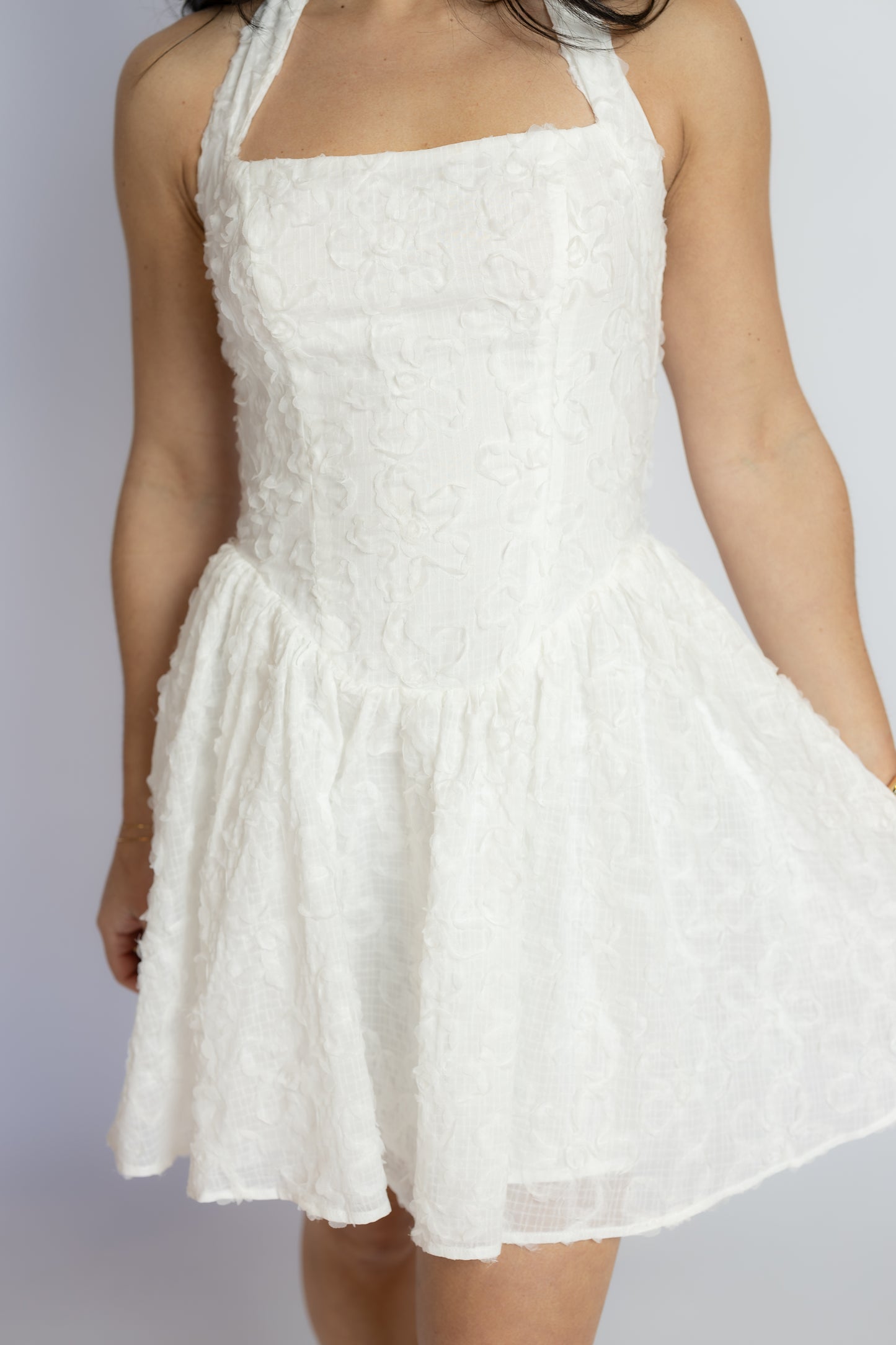 After Midnight Halter Mini Dress