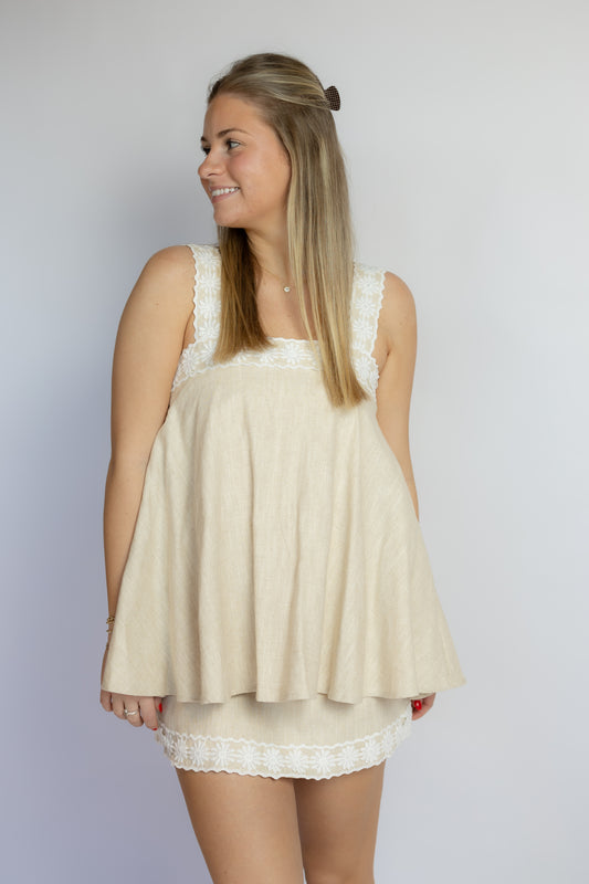 Juno Linen Mini Dress