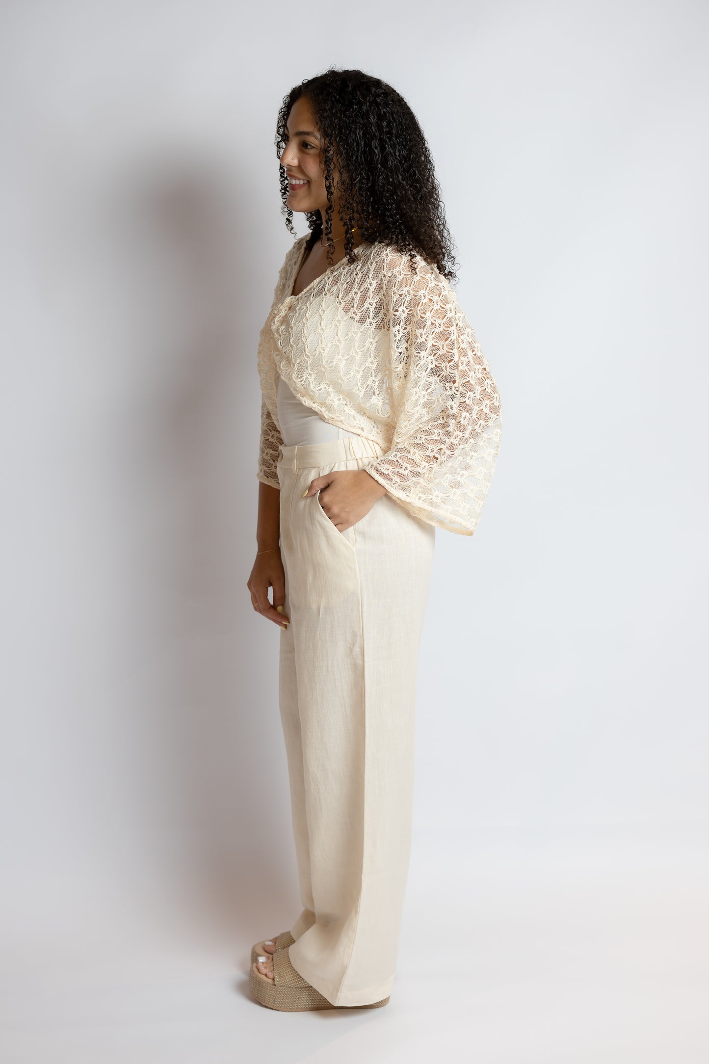 Go Back Wide Leg Trousers