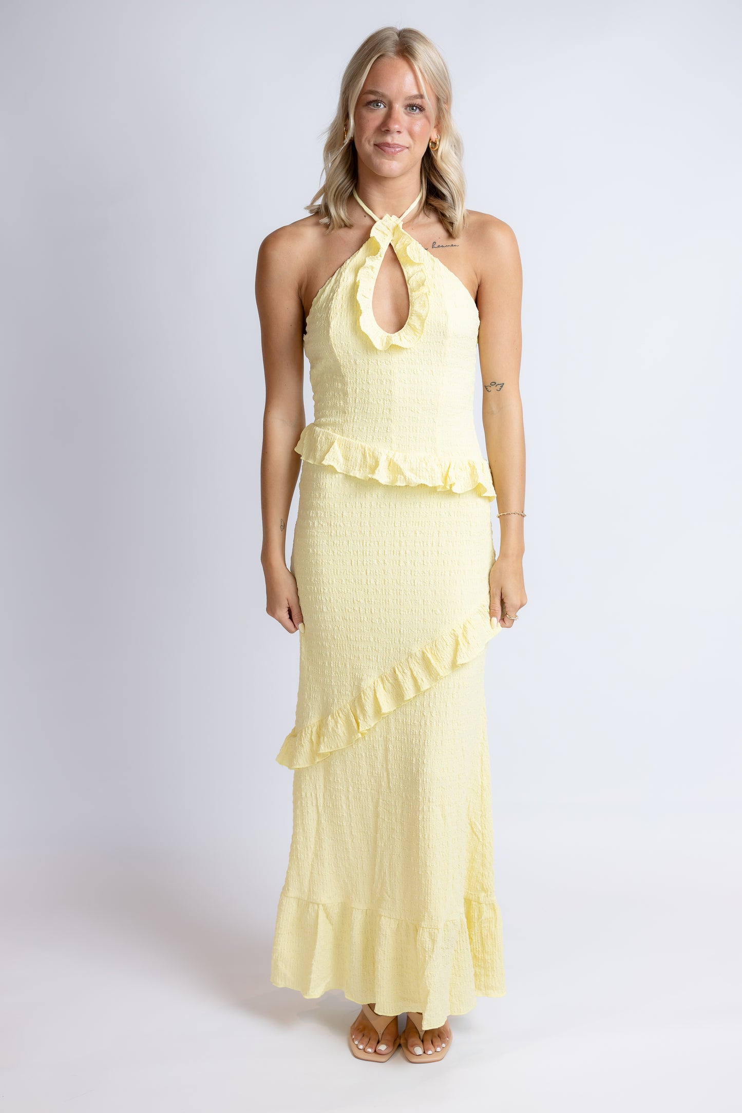 Sophia Crinkle Maxi Dress