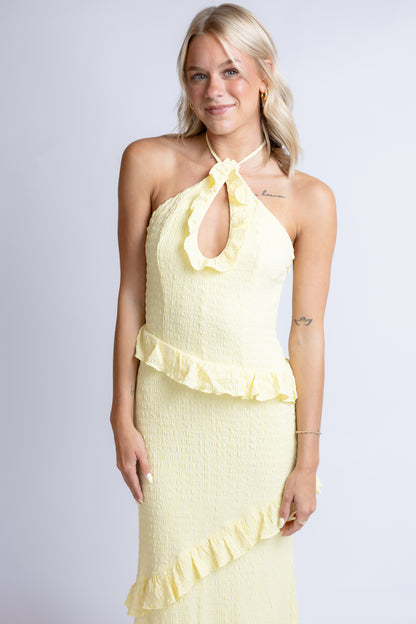 Sophia Crinkle Maxi Dress