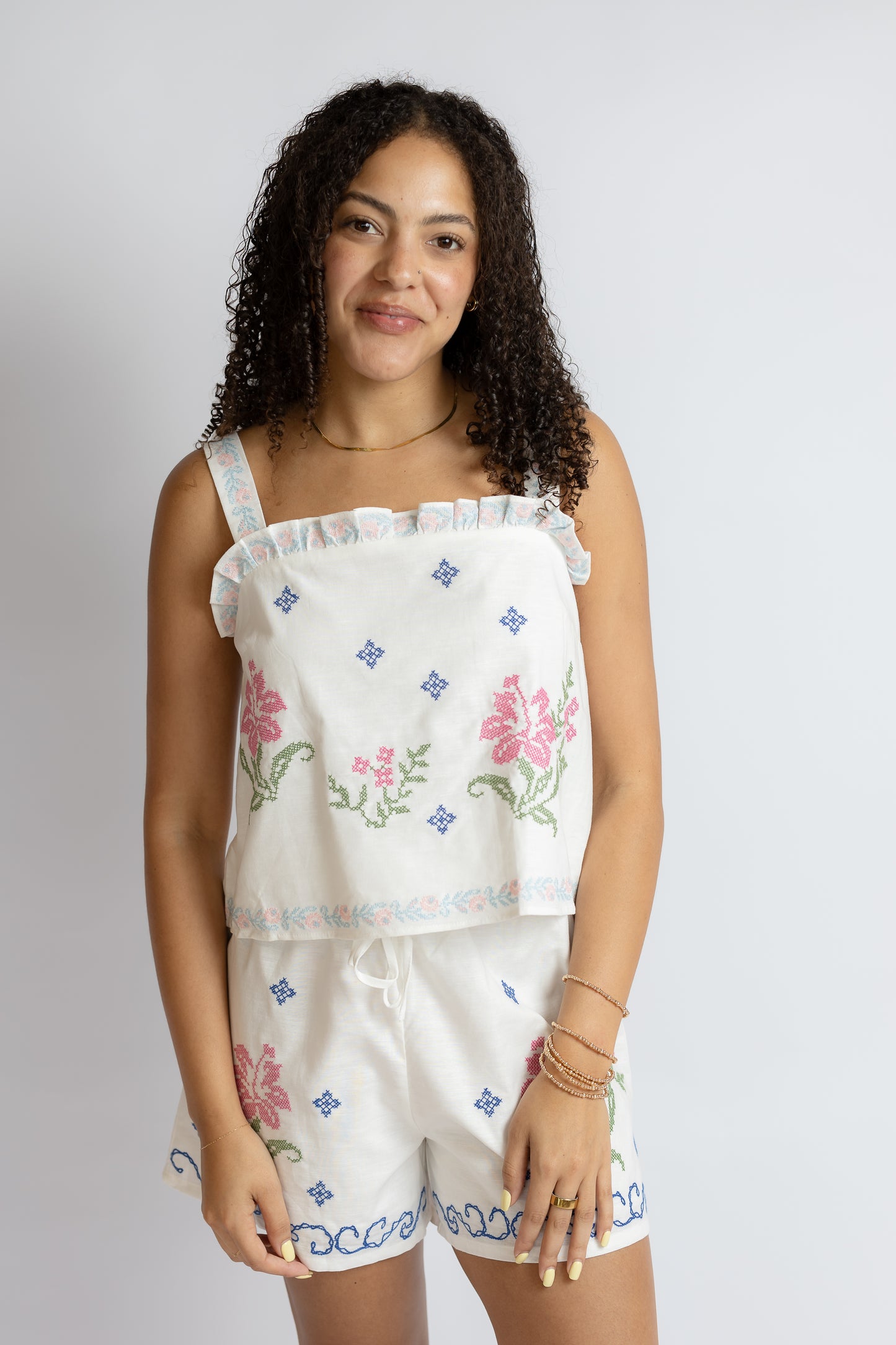 Emerald Isle Embroidered Set