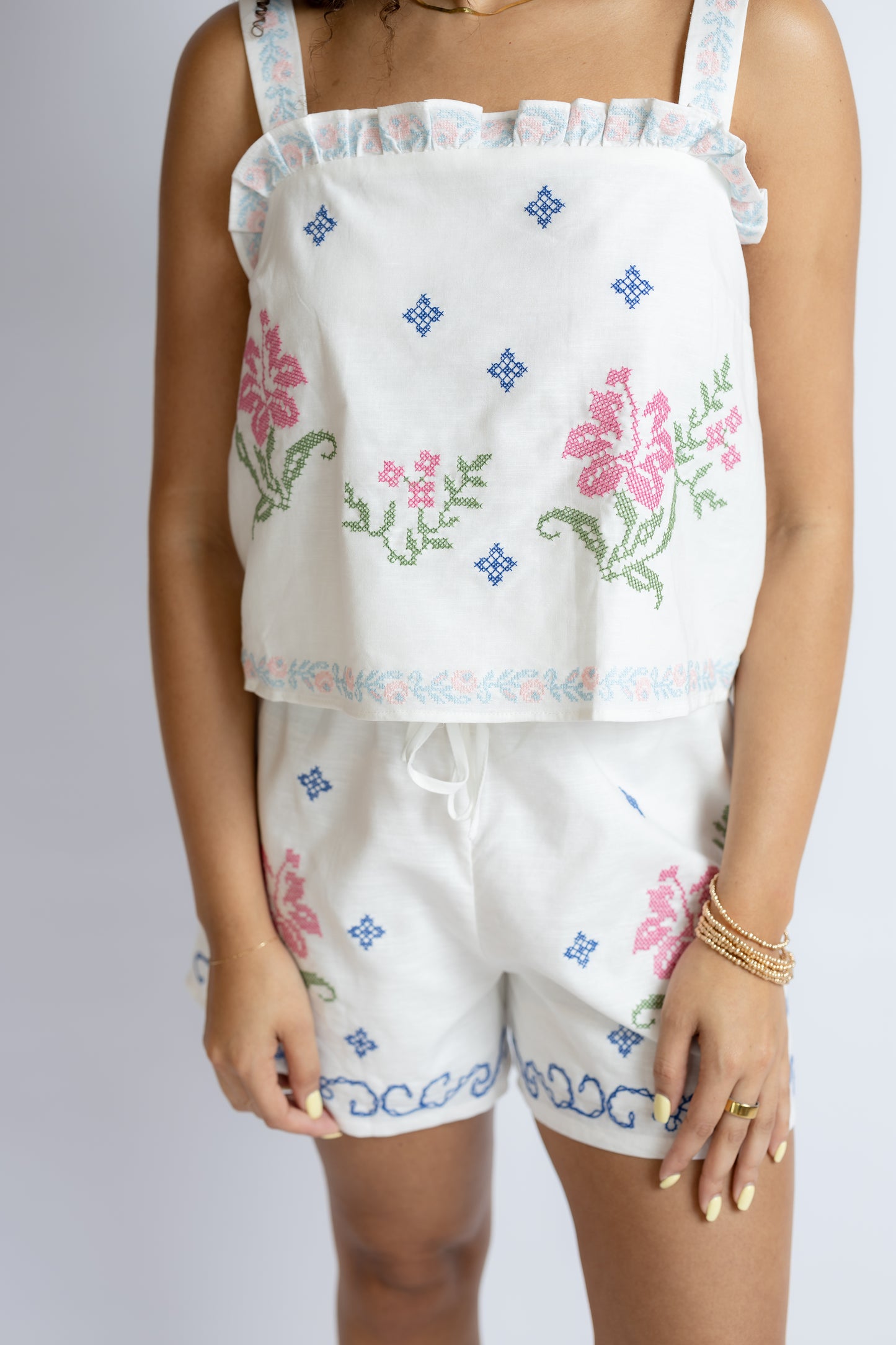 Emerald Isle Embroidered Set