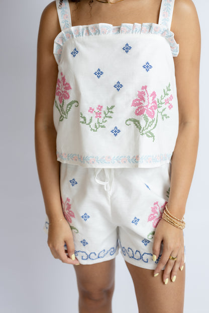 Emerald Isle Embroidered Set