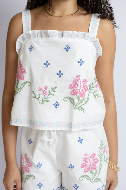 Emerald Isle Embroidered Set