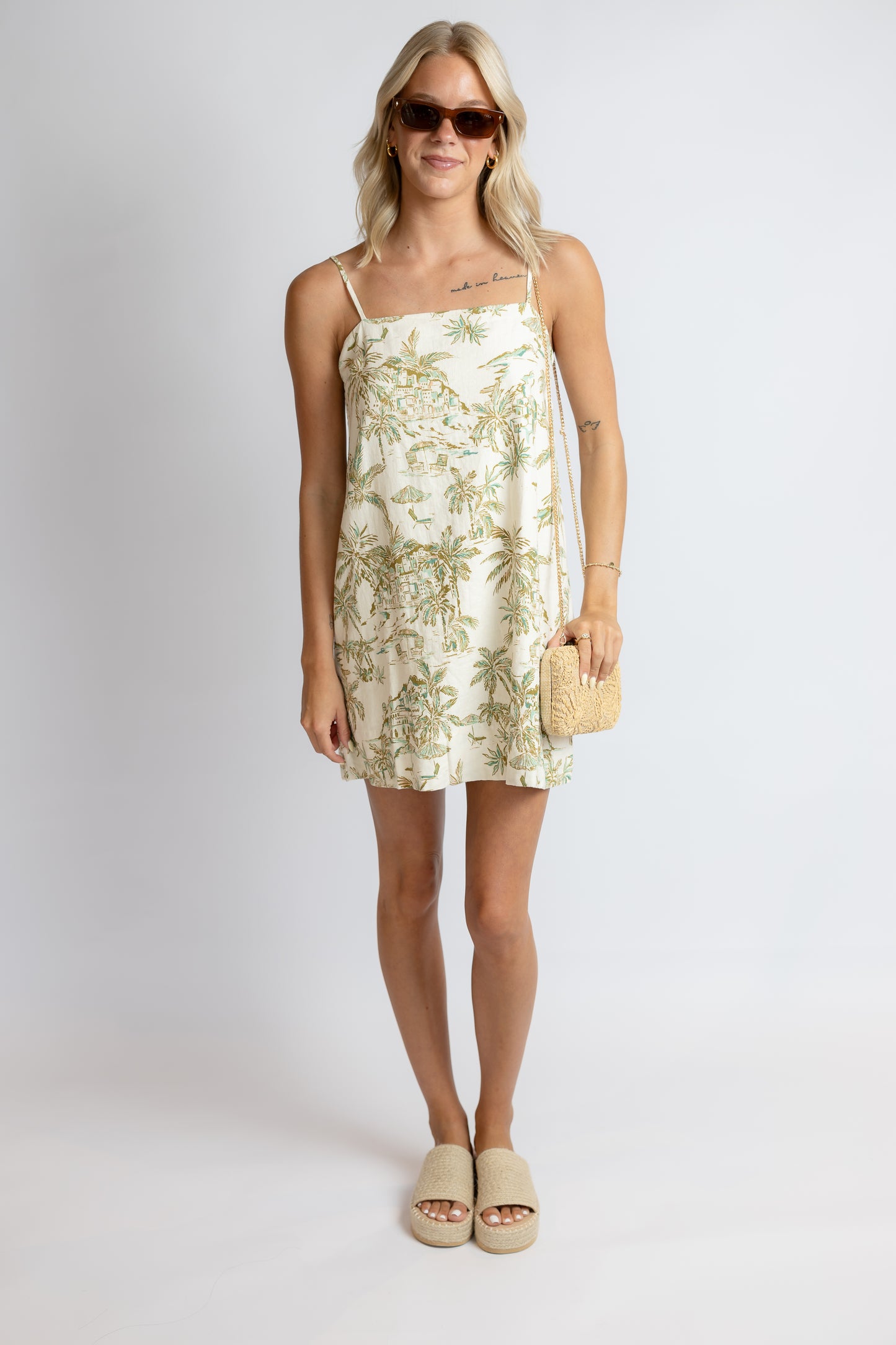 Maude Tiki Tide Mini Dress