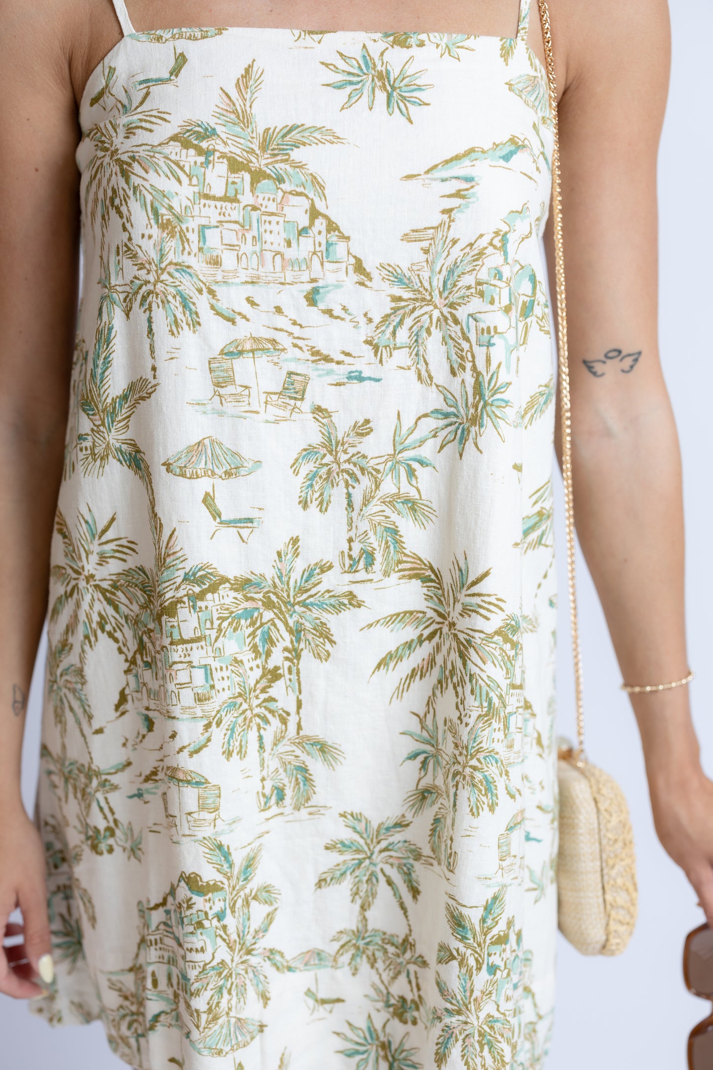 Maude Tiki Tide Mini Dress