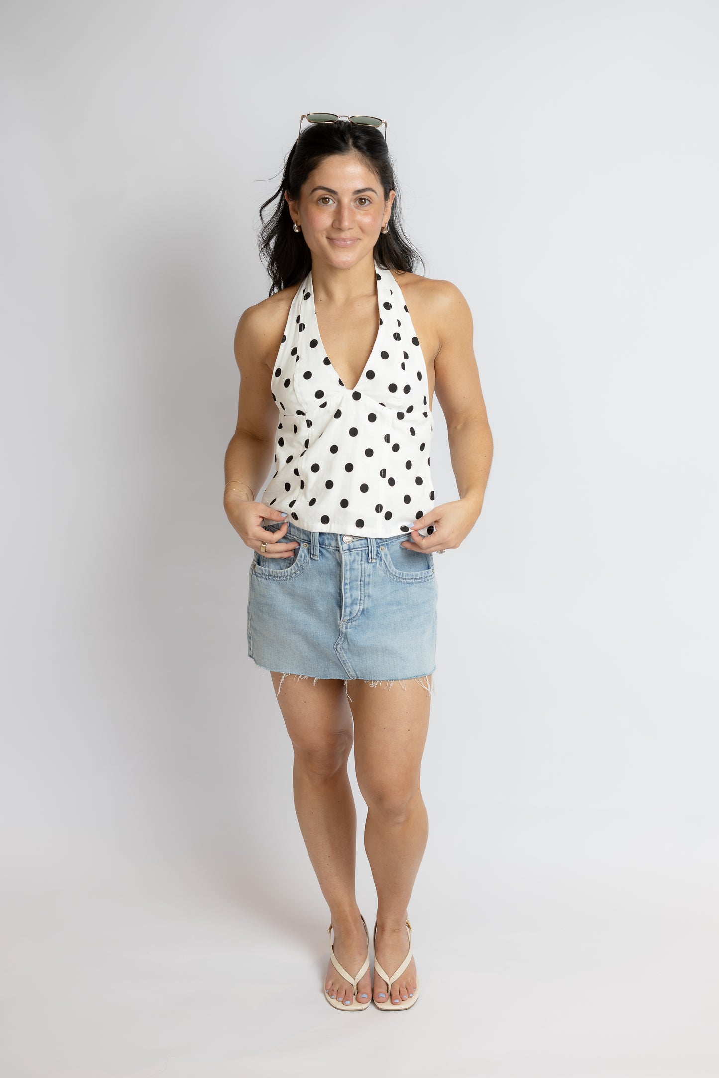 California Girl Polka Dot Top