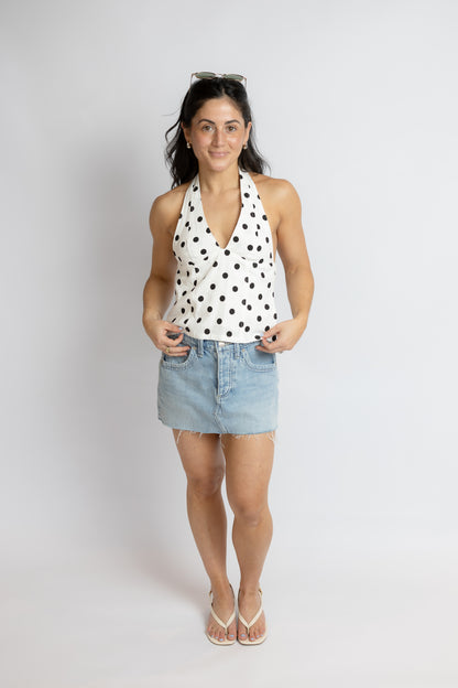 California Girl Polka Dot Top
