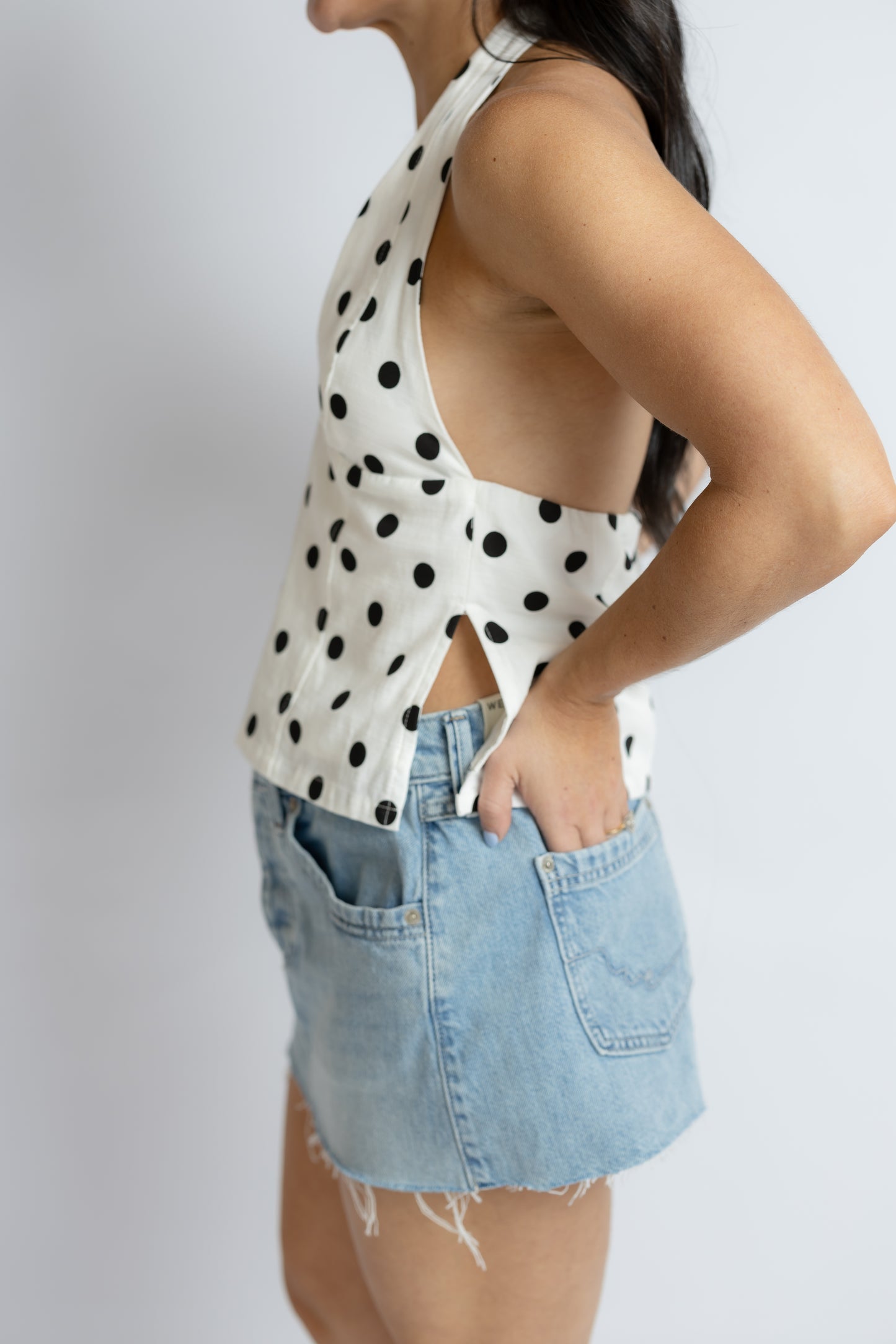 California Girl Polka Dot Top
