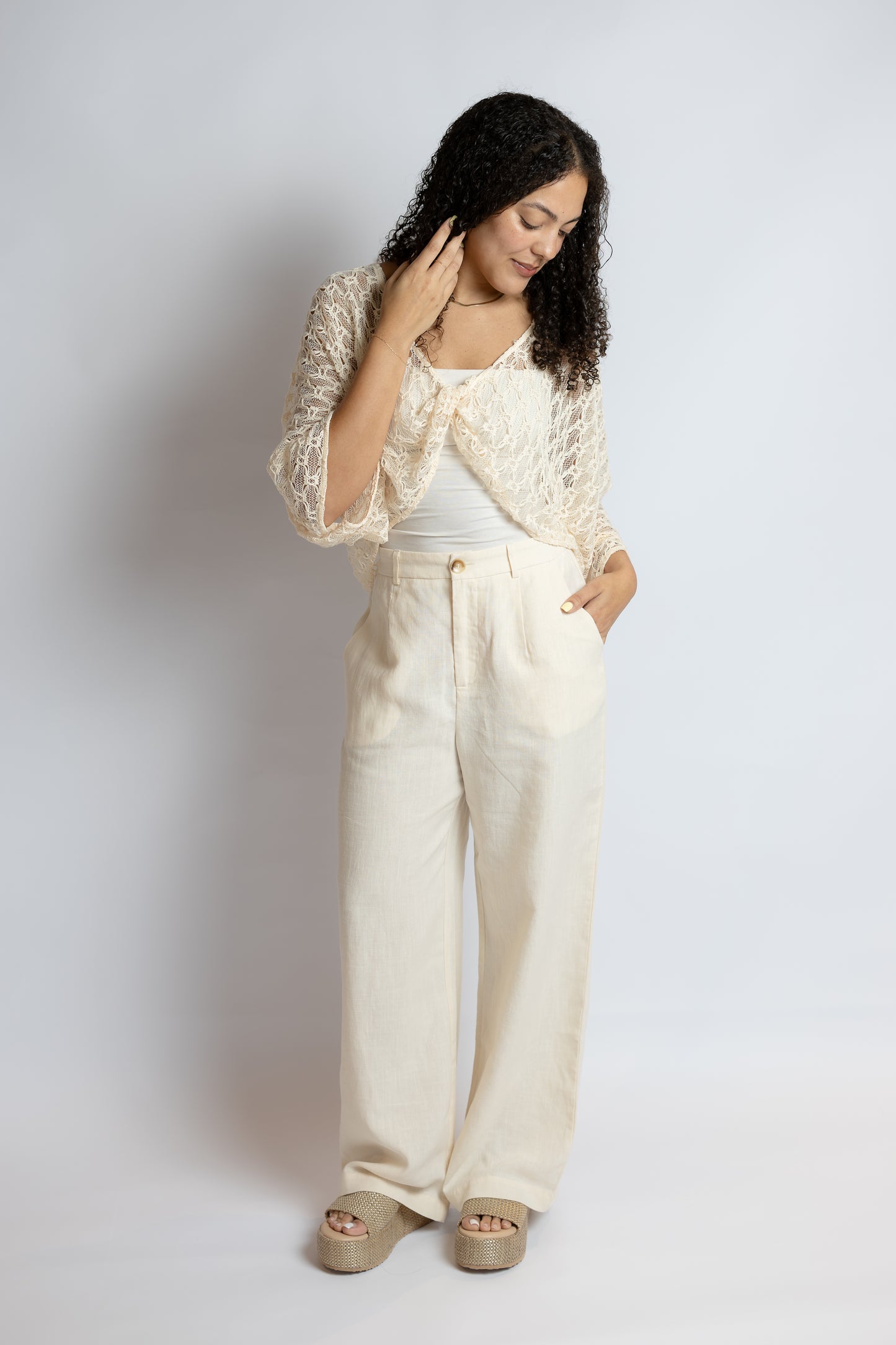 Go Back Wide Leg Trousers