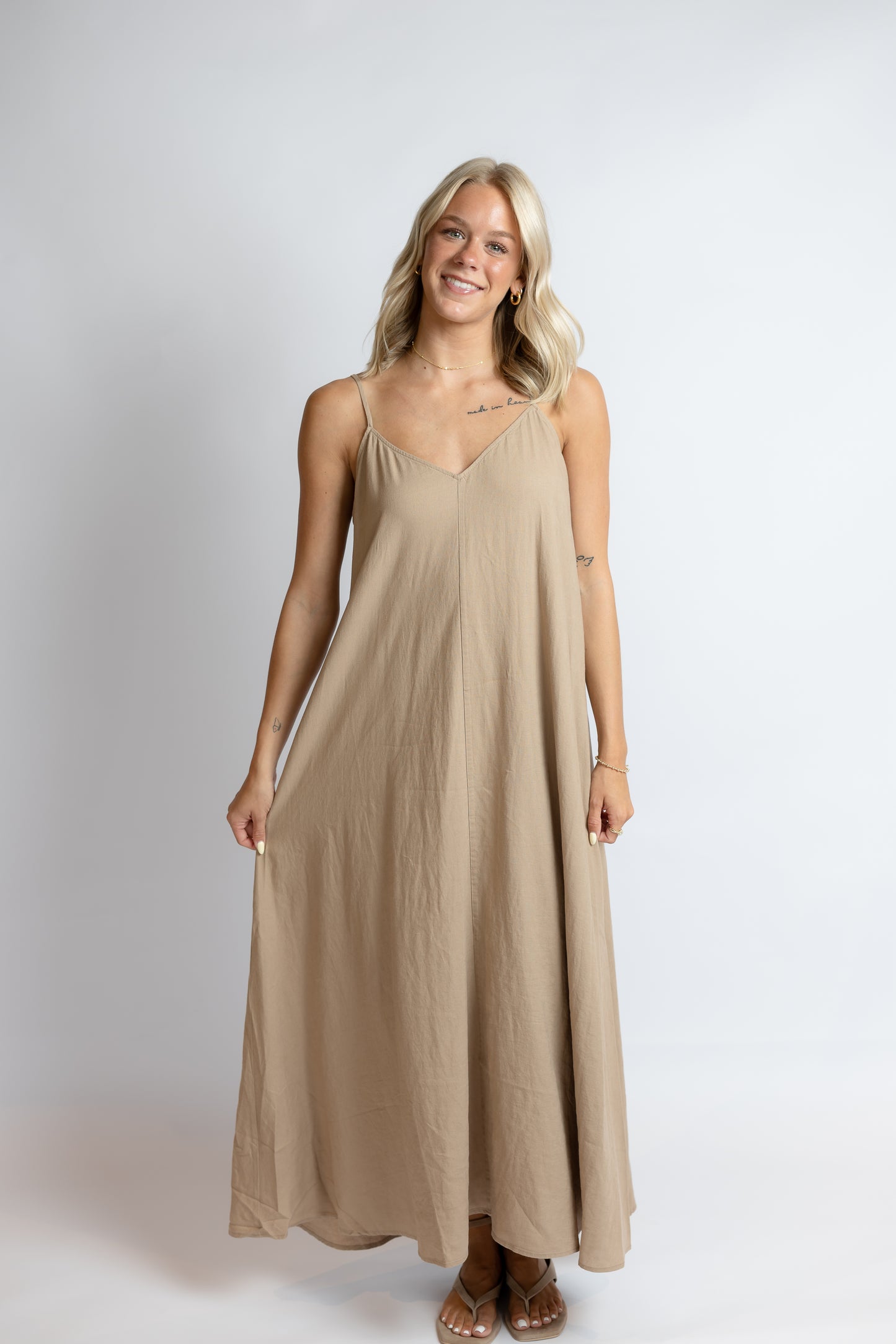 Sandcomber Midi Dress Taro
