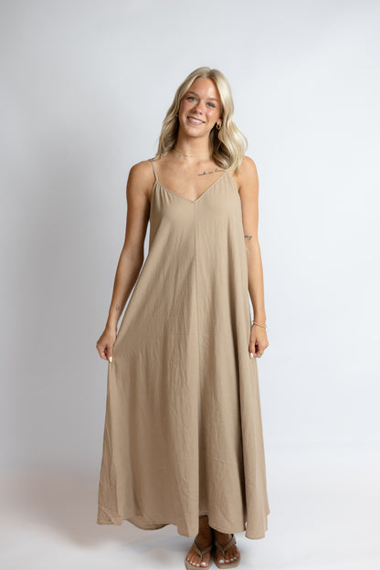 Sandcomber Midi Dress Taro