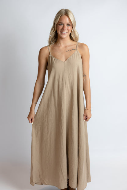 Sandcomber Midi Dress Taro