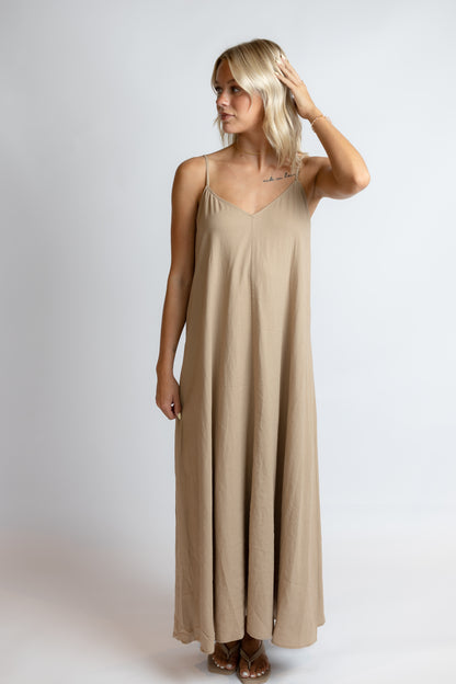 Sandcomber Midi Dress Taro