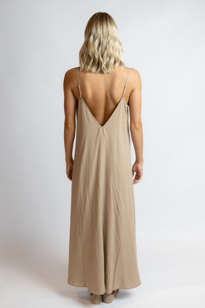 Sandcomber Midi Dress Taro