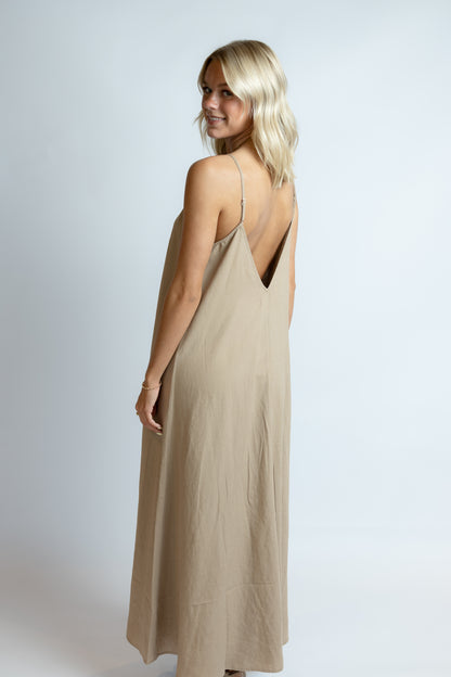 Sandcomber Midi Dress Taro