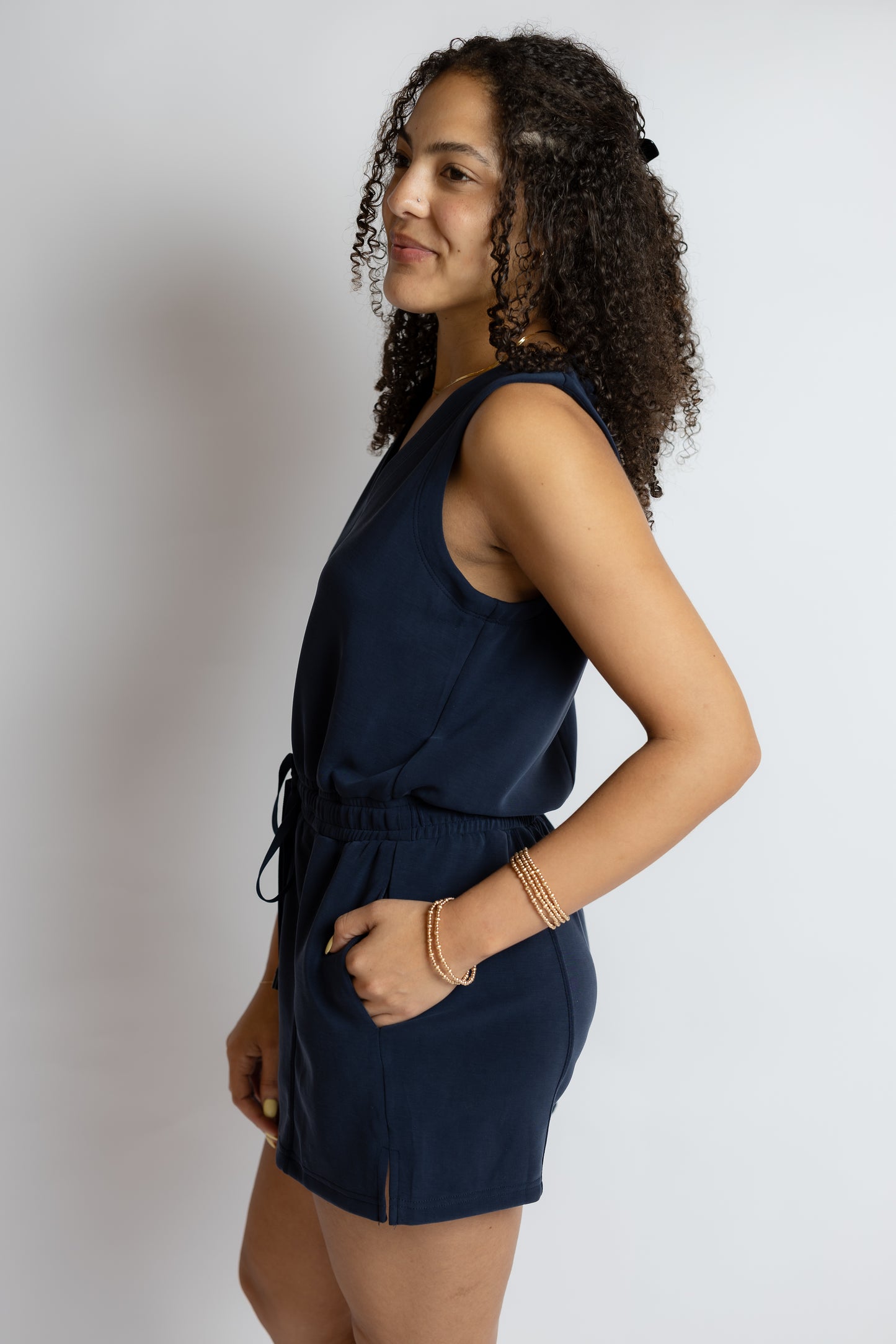 Heart Untamed Drawstring Romper