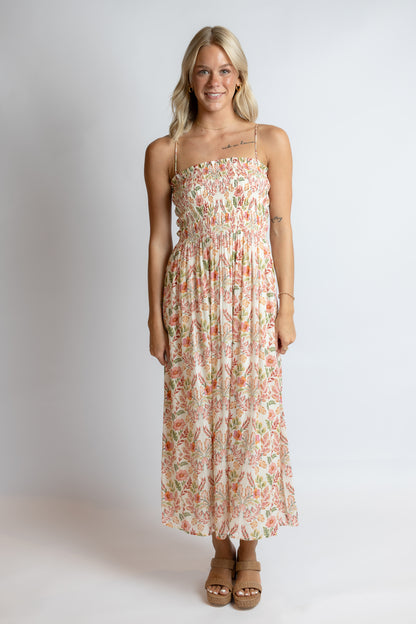 Cornelia Ami Floral Midi Dress Multi