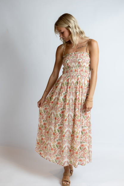Cornelia Ami Floral Midi Dress Multi