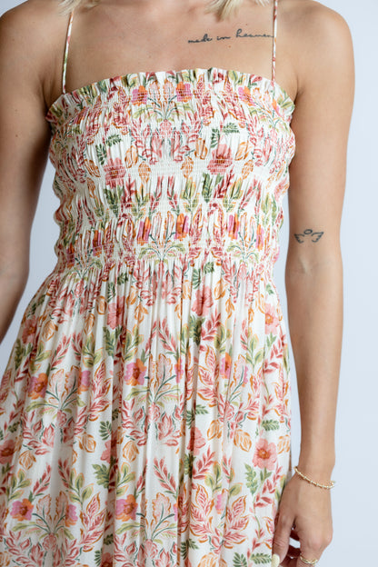 Cornelia Ami Floral Midi Dress Multi