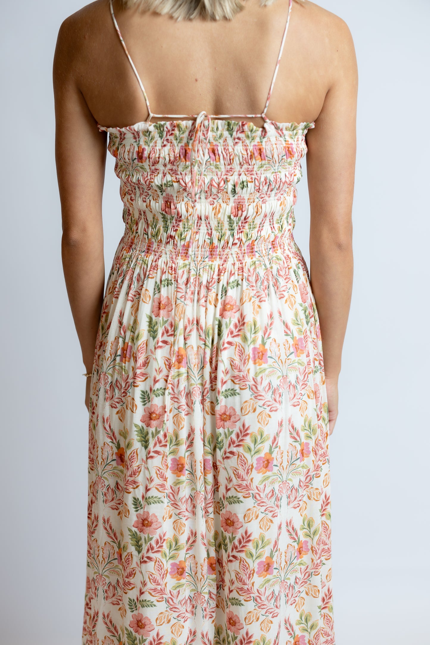 Cornelia Ami Floral Midi Dress Multi