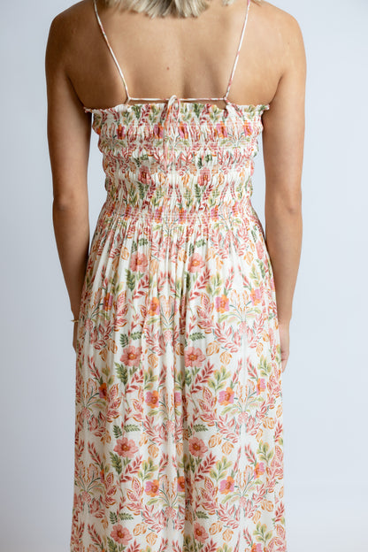 Cornelia Ami Floral Midi Dress Multi