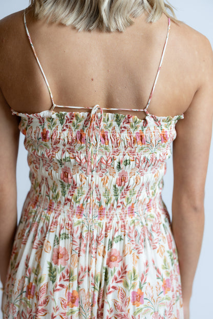 Cornelia Ami Floral Midi Dress Multi