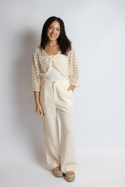Go Back Wide Leg Trousers