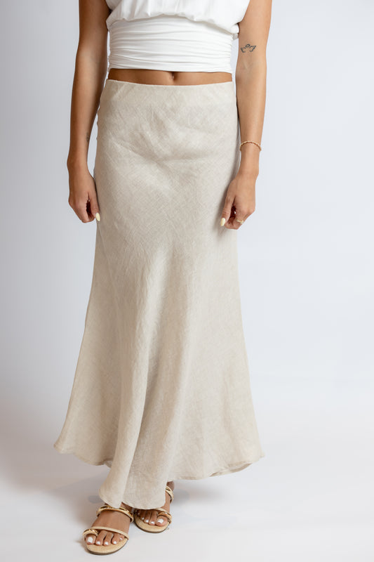 Nadia Linen Maxi Skirt