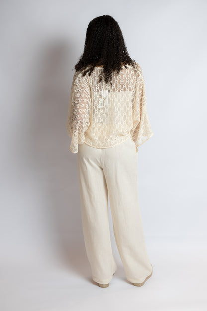 Go Back Wide Leg Trousers