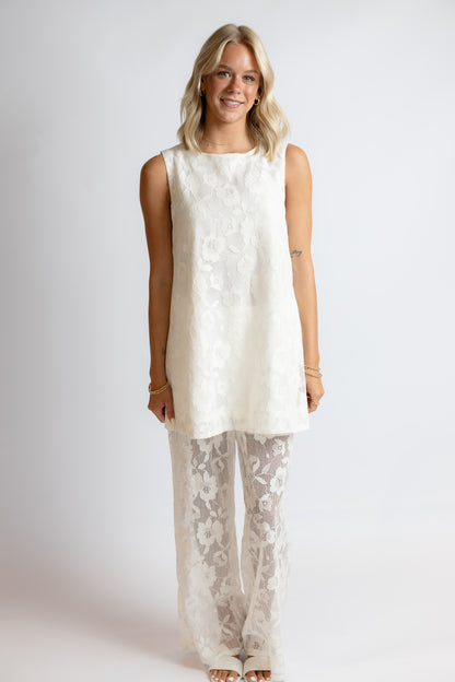 Swept Away Lace Tunic & Pants Set