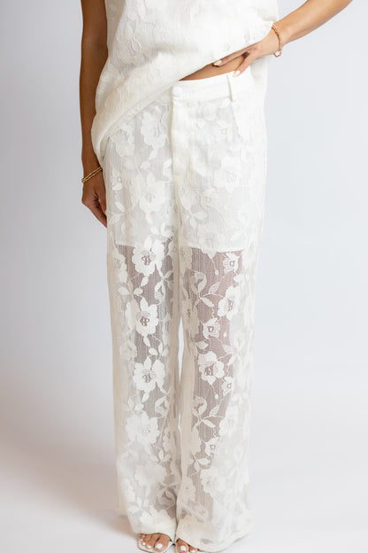 Swept Away Lace Tunic & Pants Set