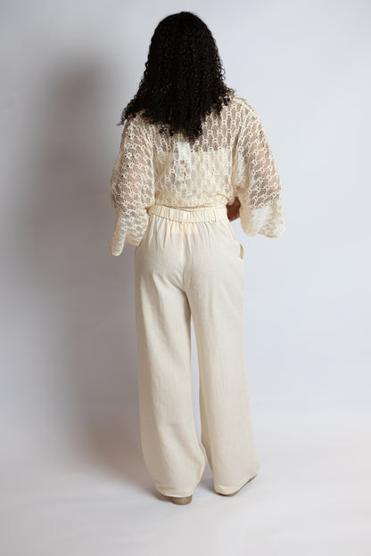 Go Back Wide Leg Trousers