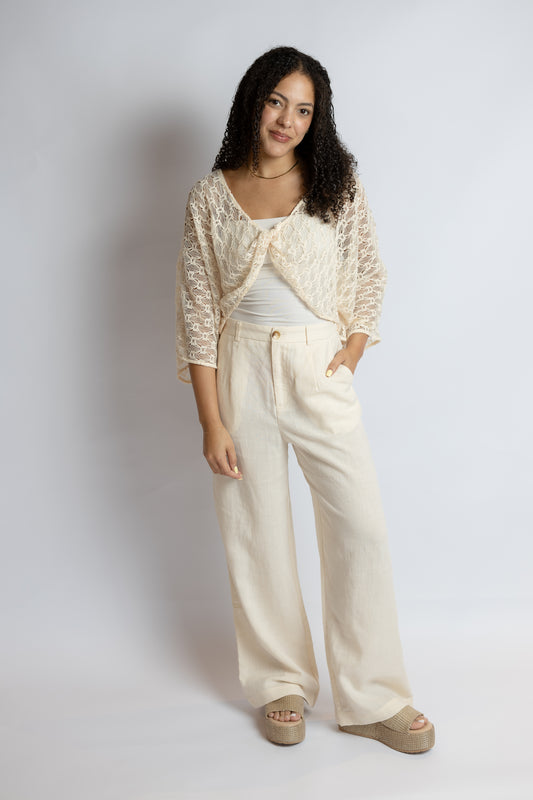 Go Back Wide Leg Trousers