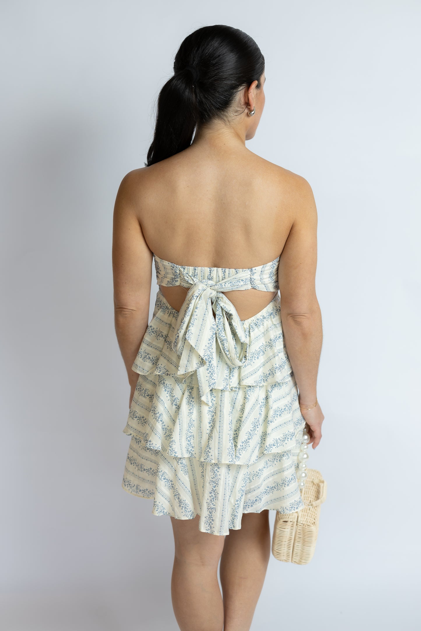 Ocean Eyes Tiered Romper