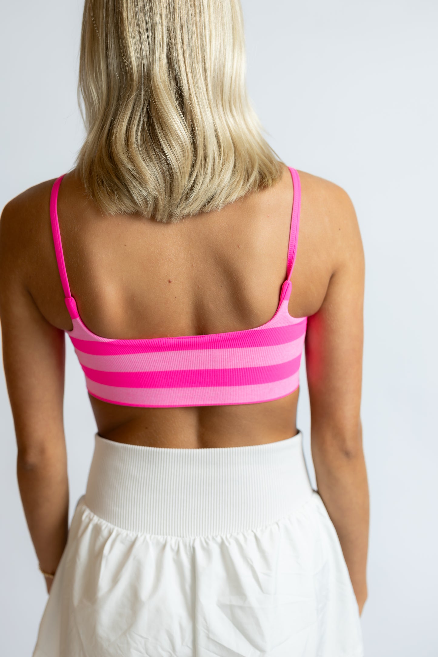 Tighten Up Reversible Bra Pink
