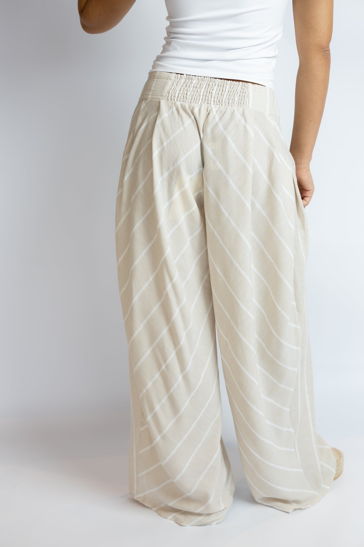 Send Me Over Linen Wide Pants