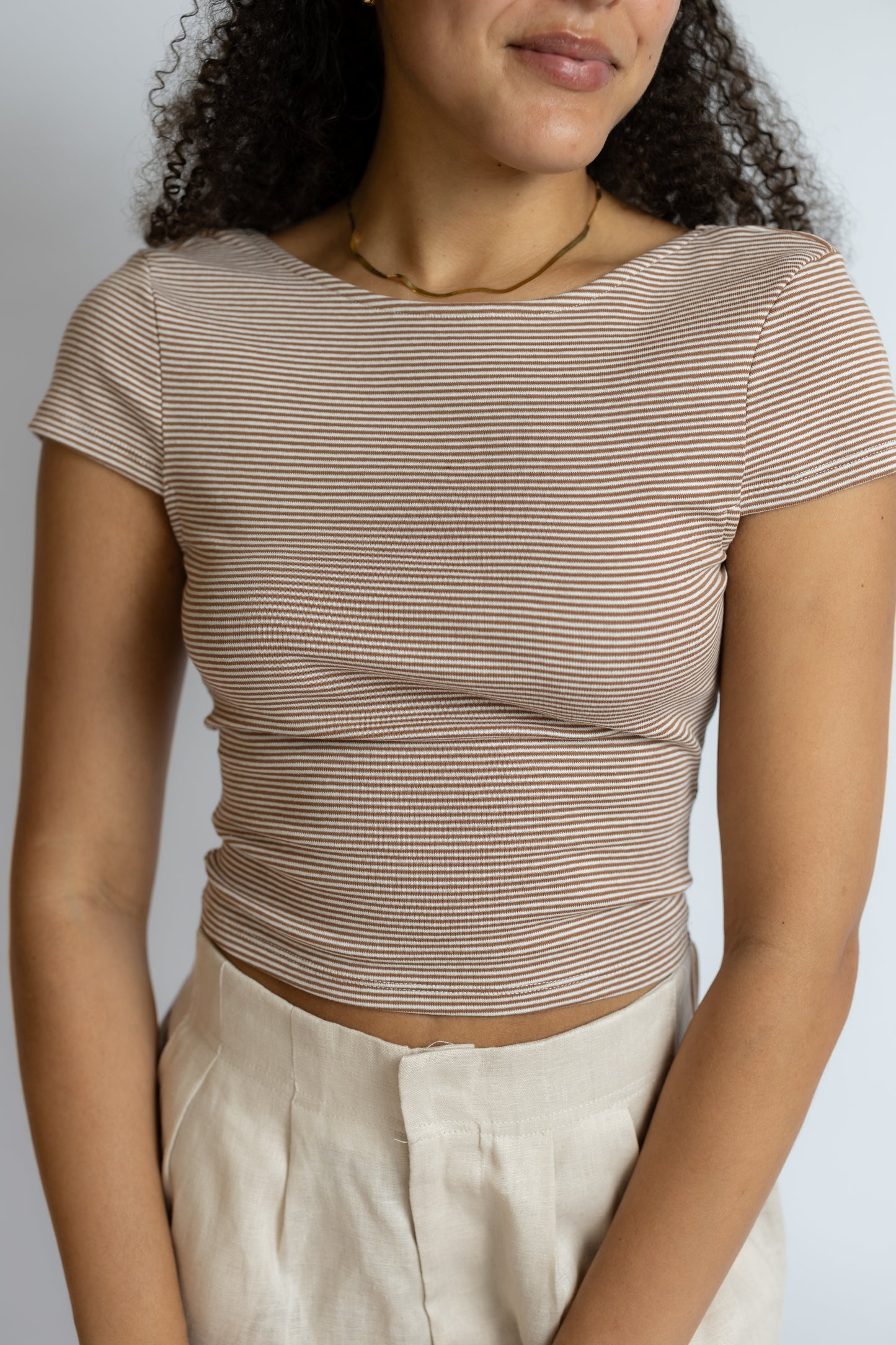 Another Light Striped Top
