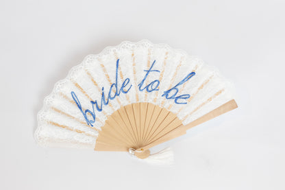 Bride To Be Lace Fan