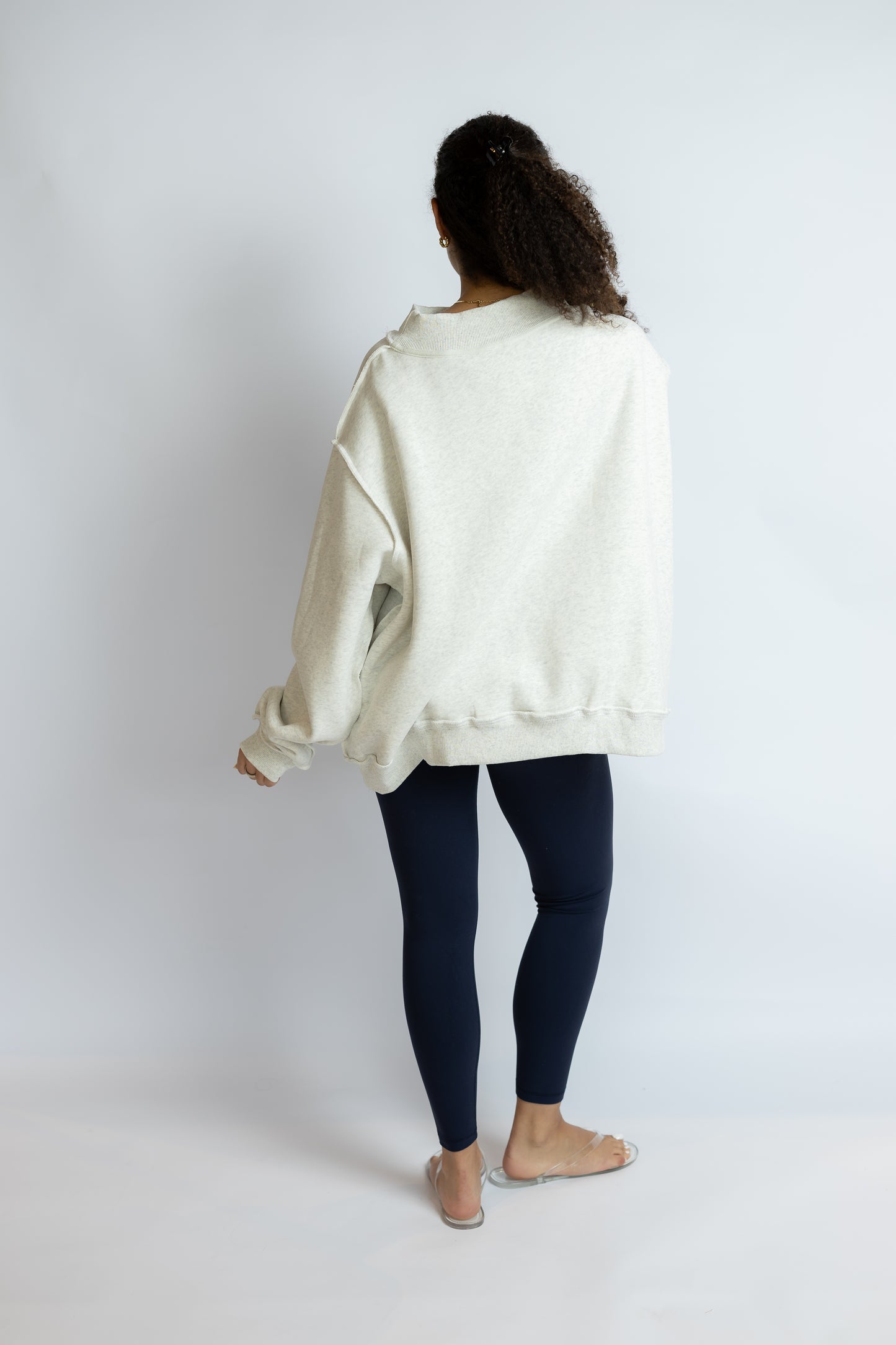 Cool Mom Reversible Mock Neck
