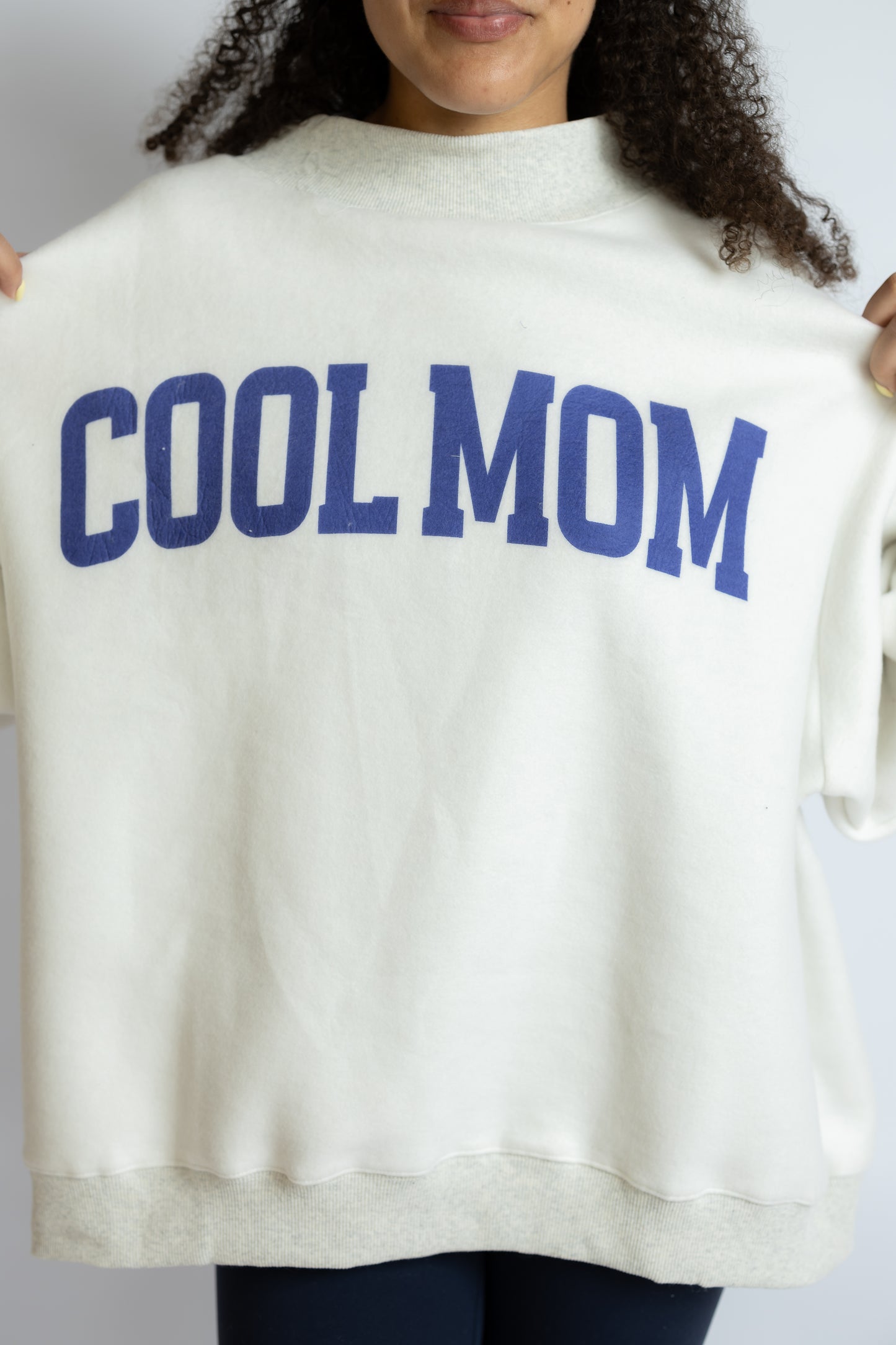 Cool Mom Reversible Mock Neck