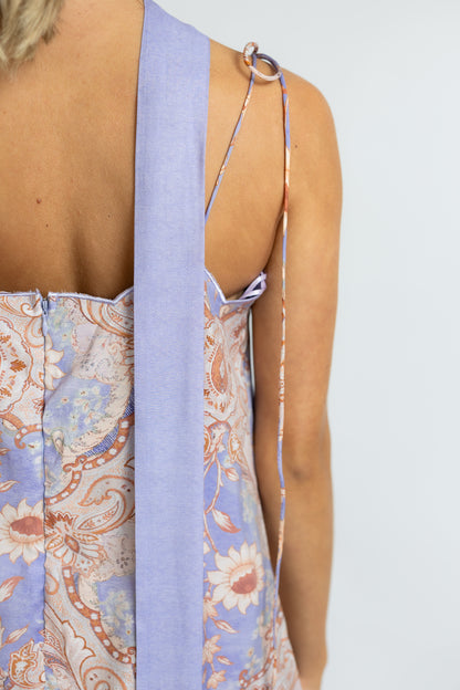 Delaney Scalloped Mini Dress