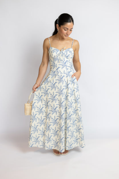 Found The One Floral Midi Dress
