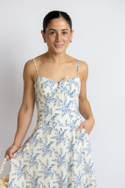 Found The One Floral Midi Dress