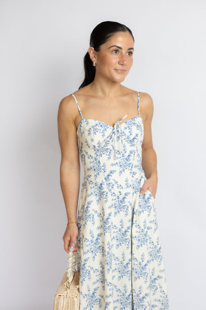 Found The One Floral Midi Dress