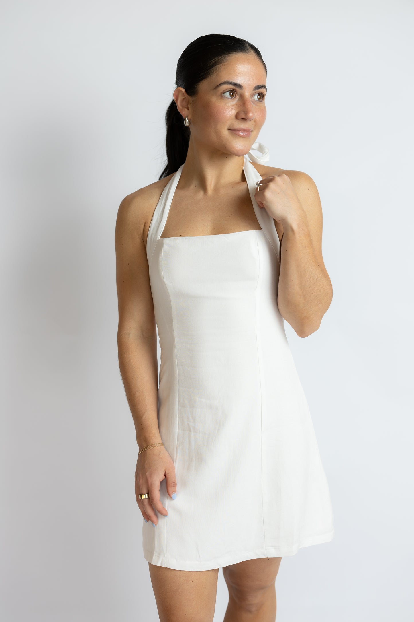 Plans Tonight Halter Dress