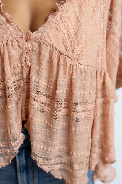 In Your Dreams Lace Top