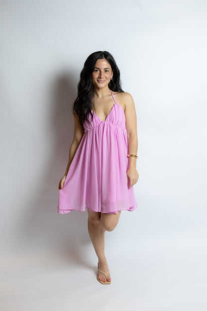 Fall In Love Flowy Mini Dress
